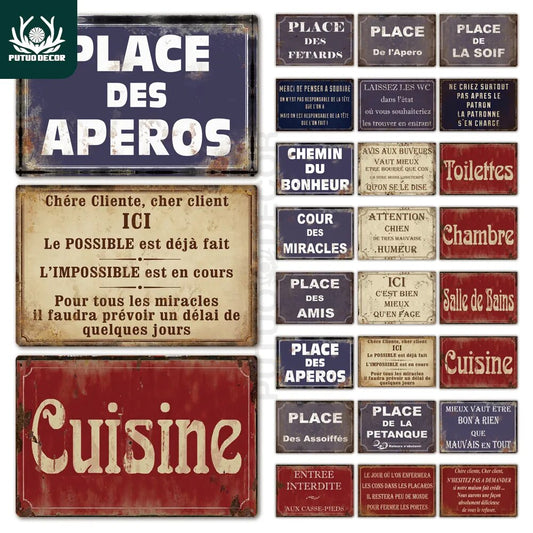 French Inspired Decorative Plaque
