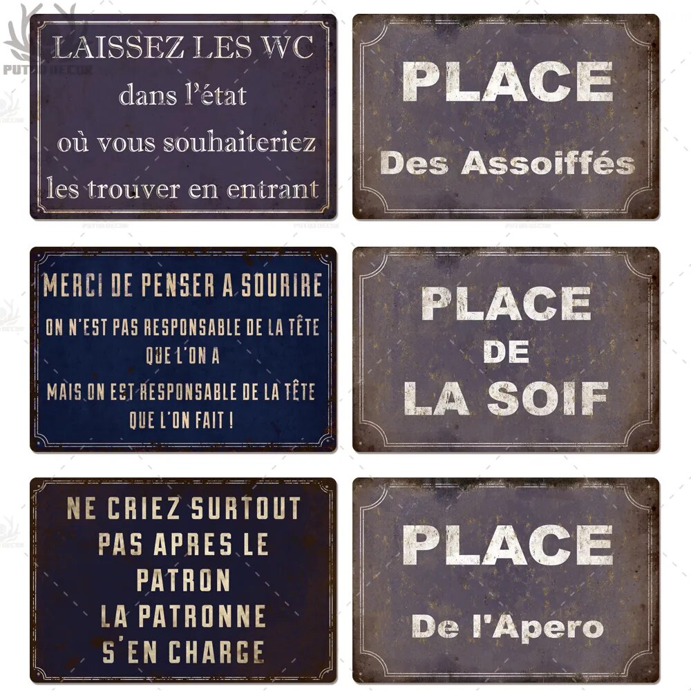 French Inspired Decorative Plaque