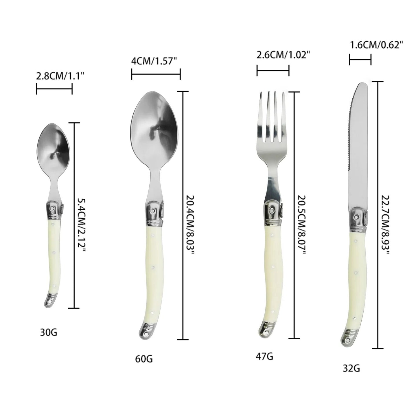 4-24pcs Laguiole style flatware set