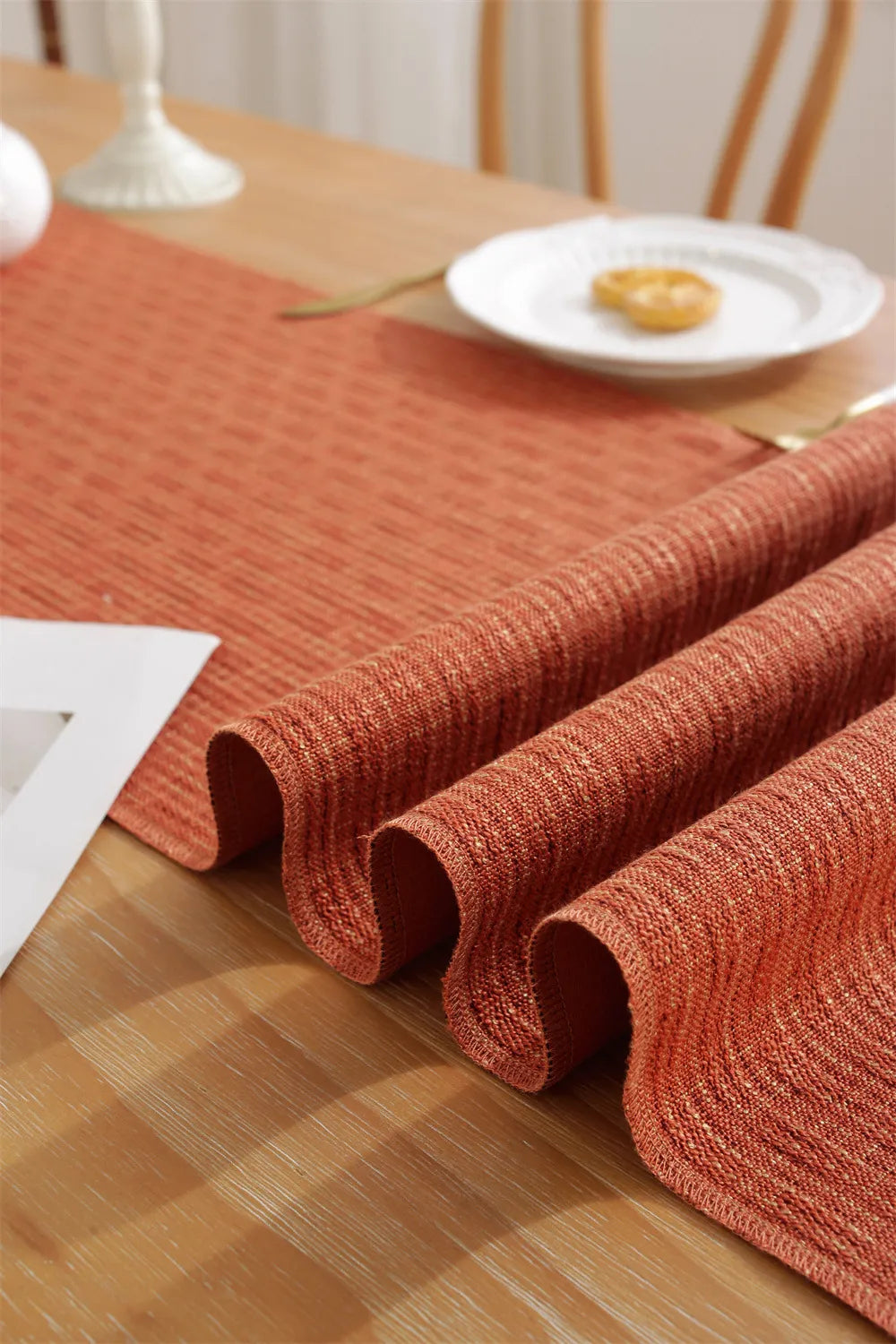 Modern Tassel Table Runner